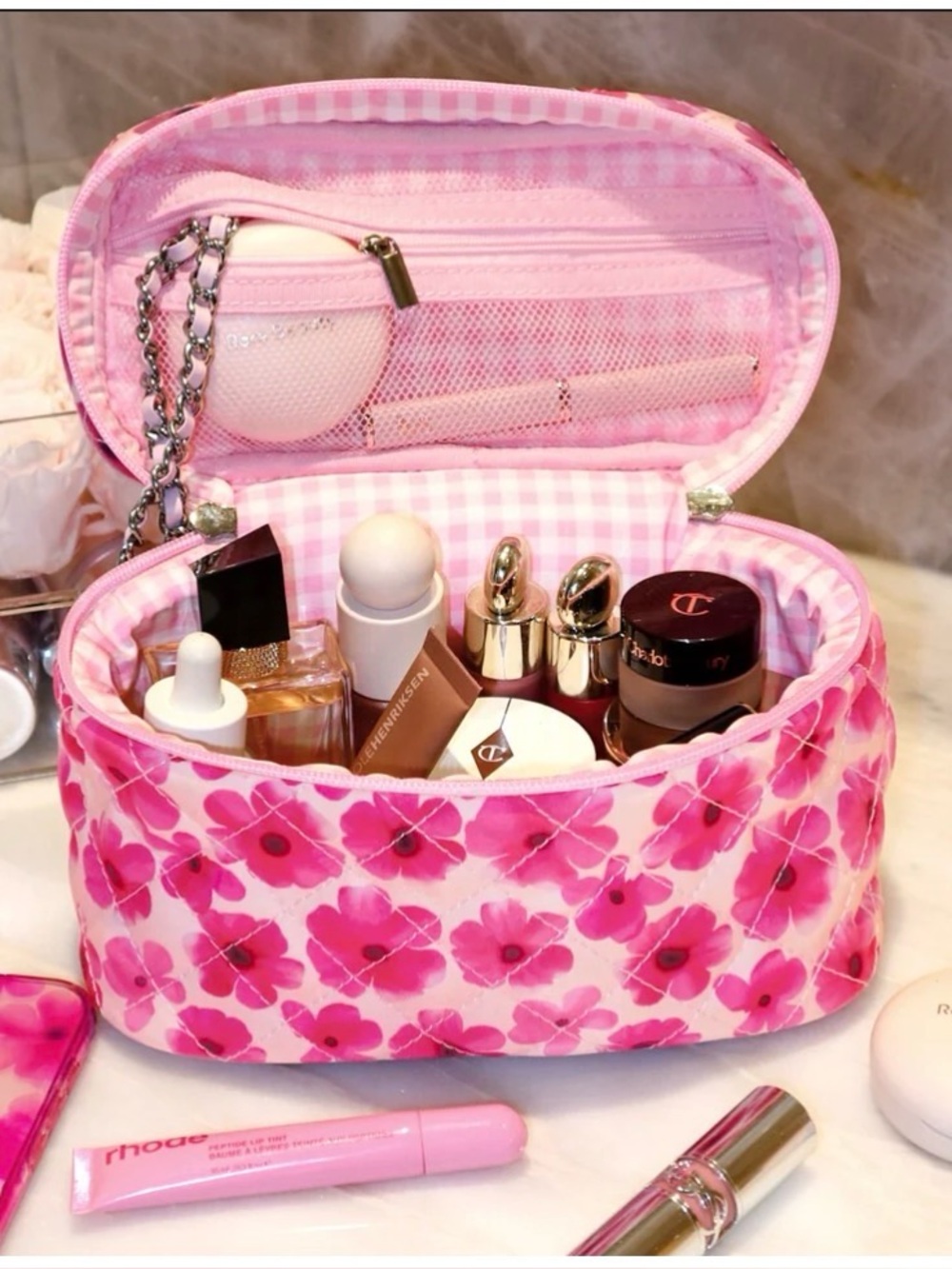 New Velvet Caviar vanity bag
